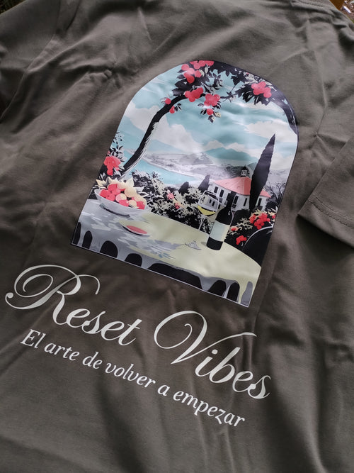 CAMISETA SEMI OVERSIZED MASCULINA MONACO VERDE OLIVO