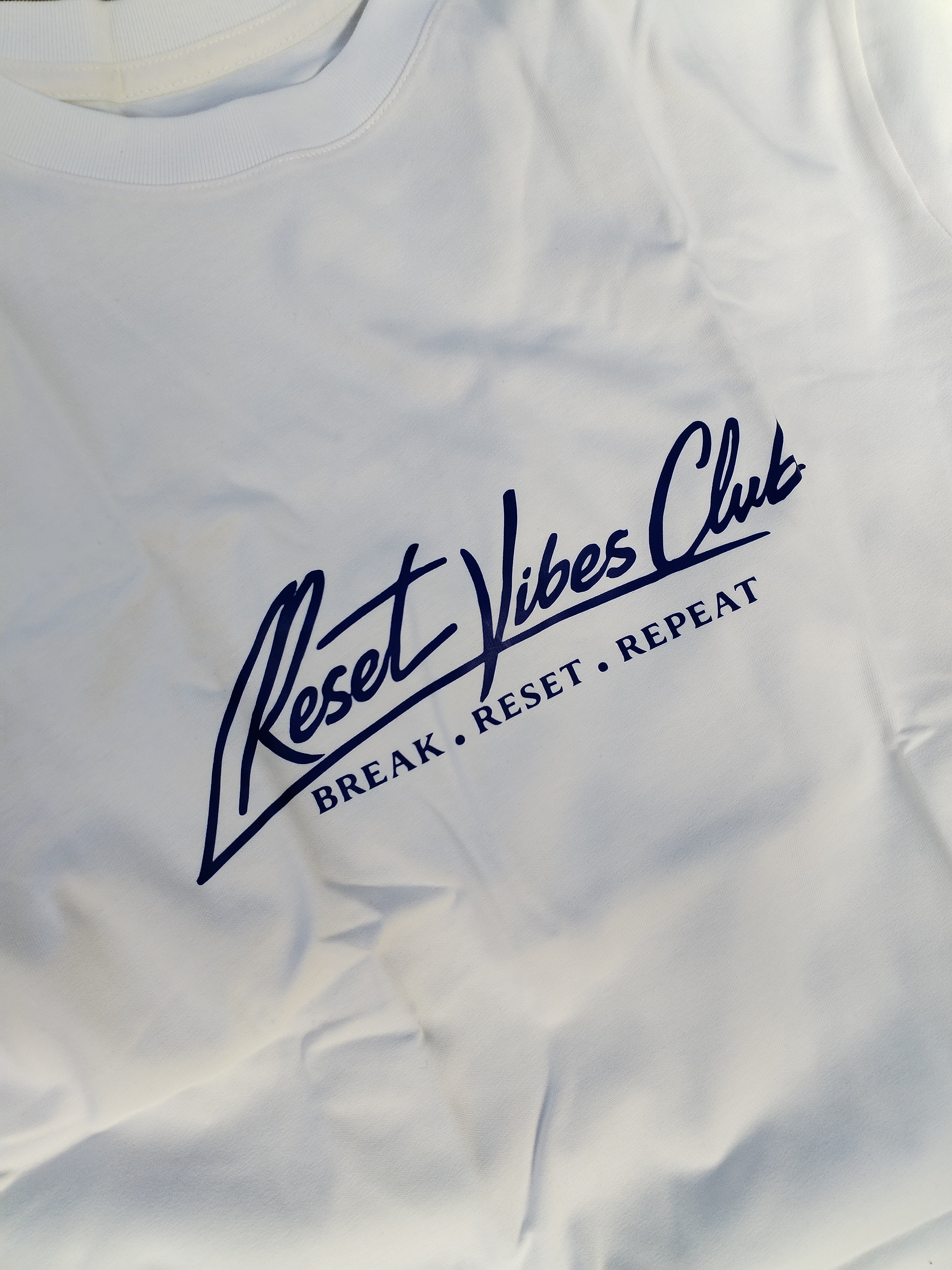 CAMISETA SEMI OVERSIZED MASCULINA RV IVORY