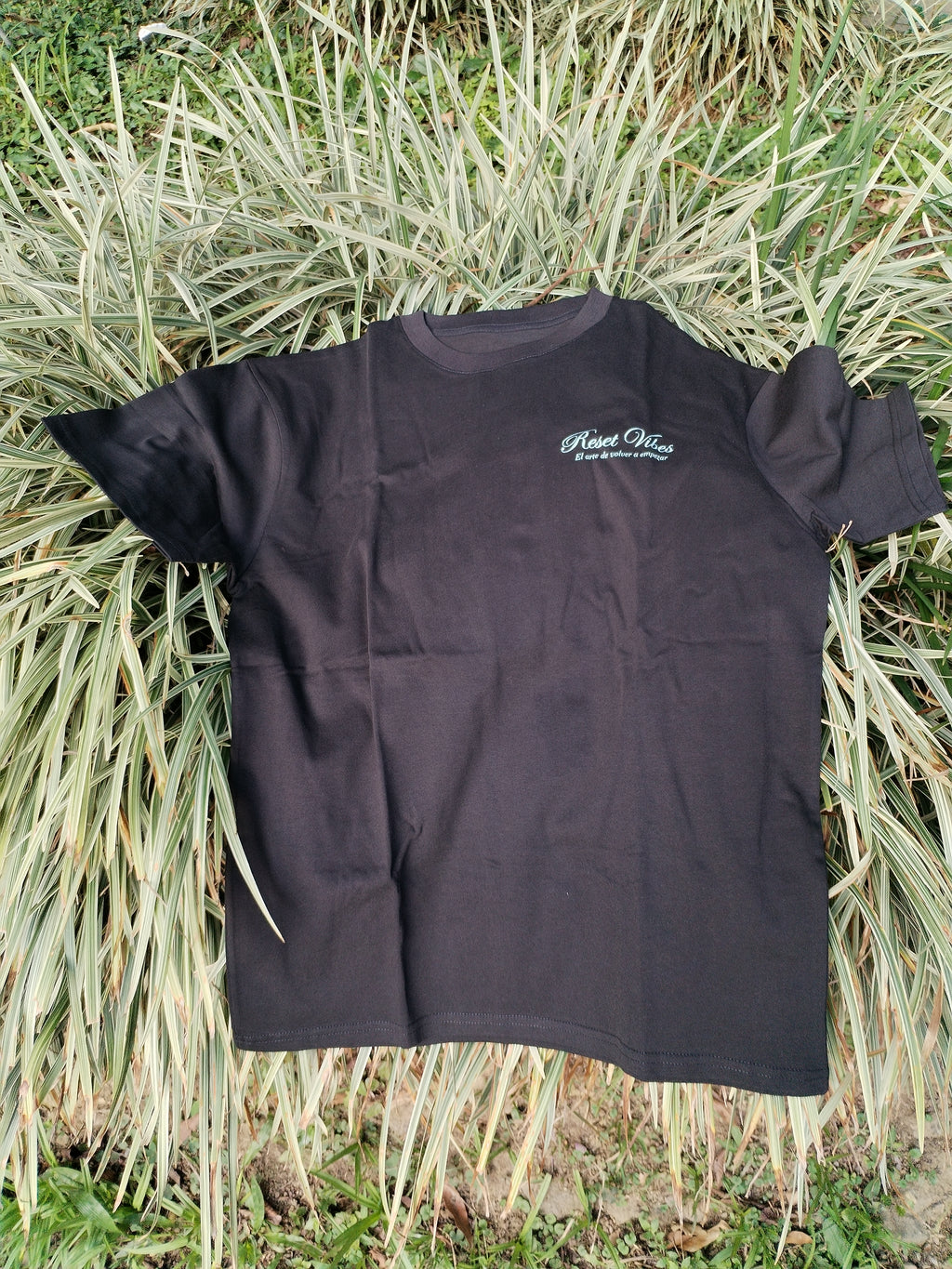 CAMISETA SEMI OVERSIZED MASCULINA RV NEGRA