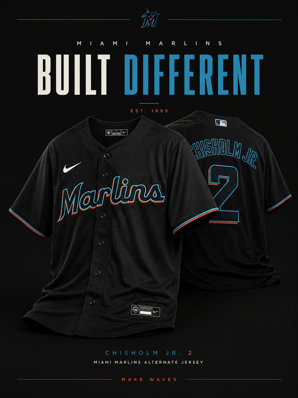 JERSEY MLB MIAMI MARLINS