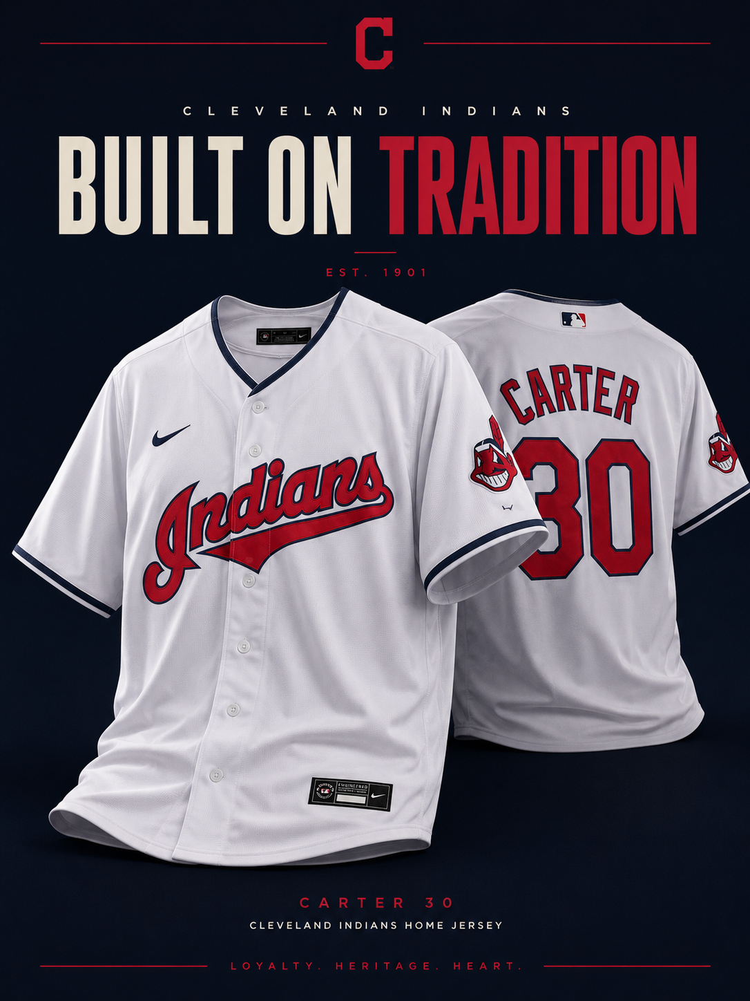 JERSEY MLB INDIANS DE CLEVELAND
