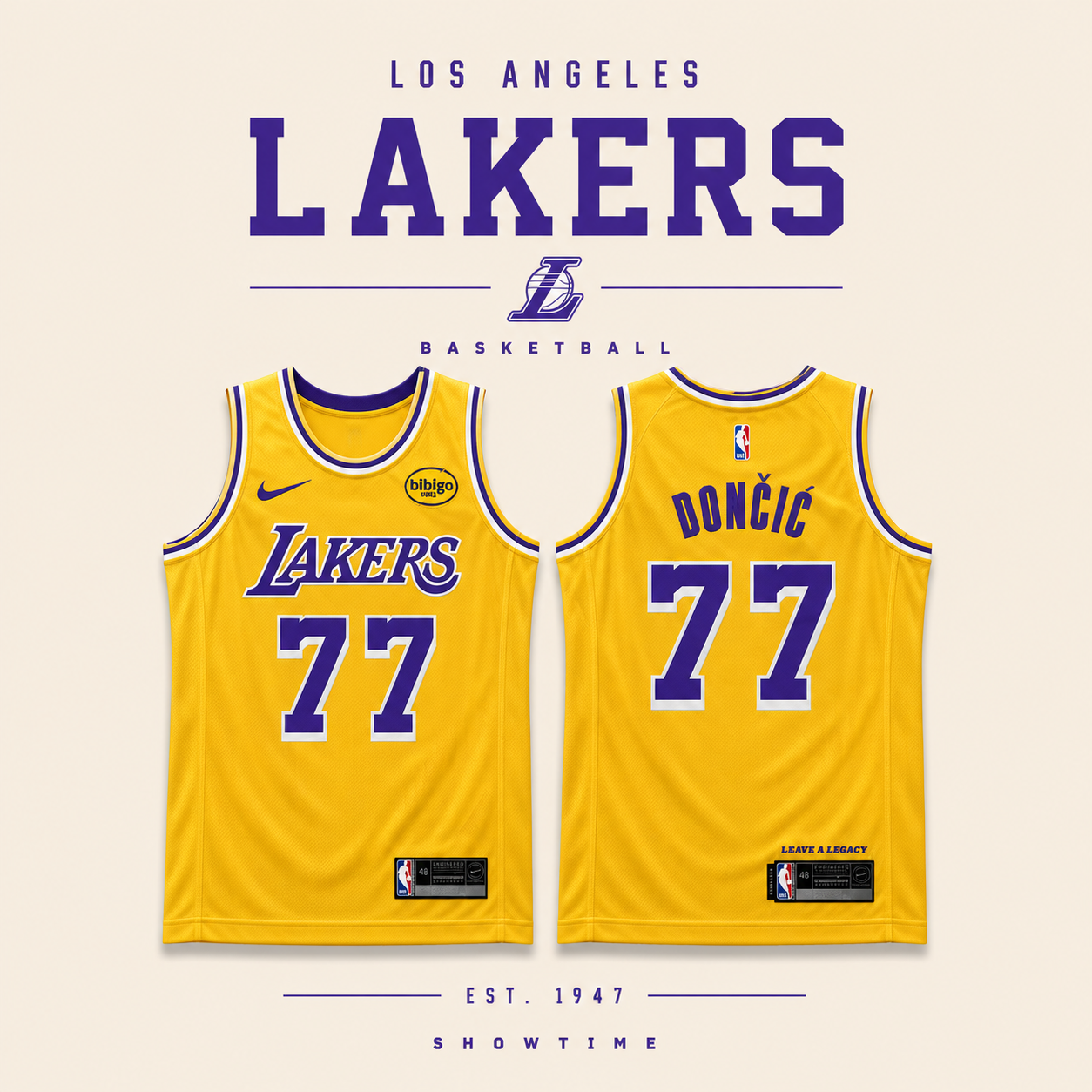 JERSEY NBA ANGELES LAKERS