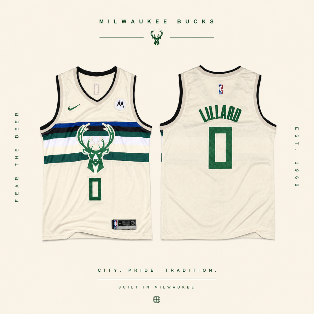JERSEY NBA MILWAUKEE BUCKS