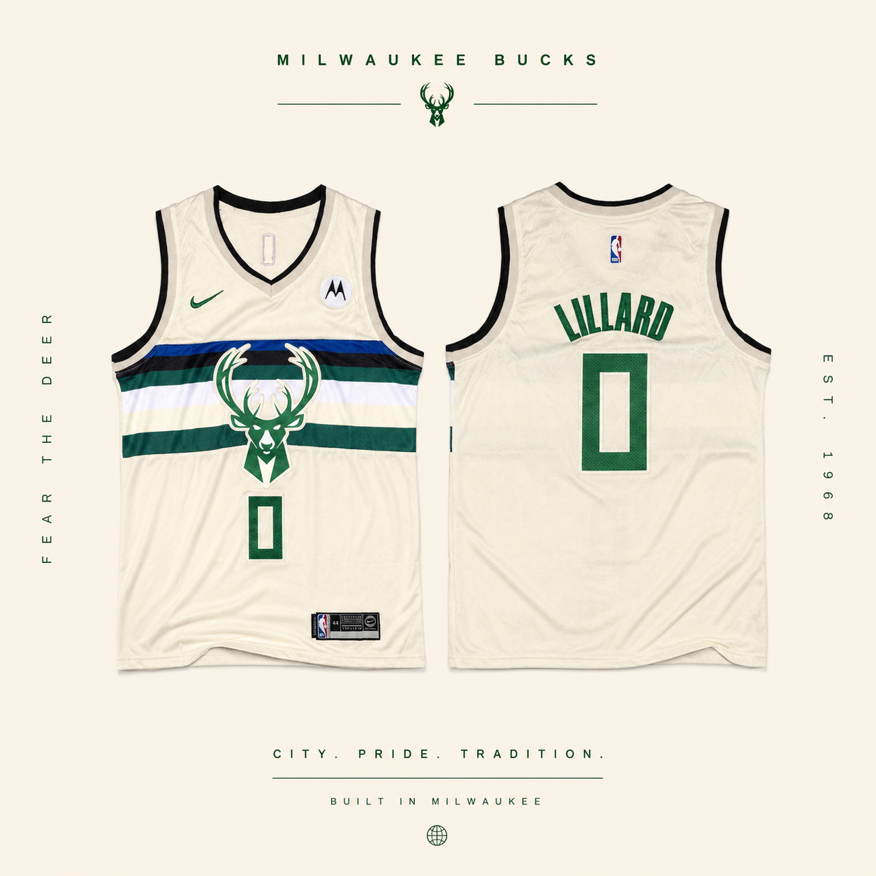 JERSEY NBA MILWAUKEE BUCKS