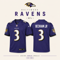 JERSEY NFL BALTIMORE RAVENS BECKHAM JR 3