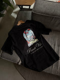 CAMISETA SEMI OVERSIZED MASCULINA MONACO NEGRA