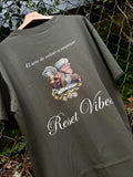 CAMISETA SEMI OVERSIZED MASCULINA DOLLAR VERDE OLIVO