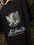 CAMISETA SEMI OVERSIZED MASCULINA ANGEL NEGRO