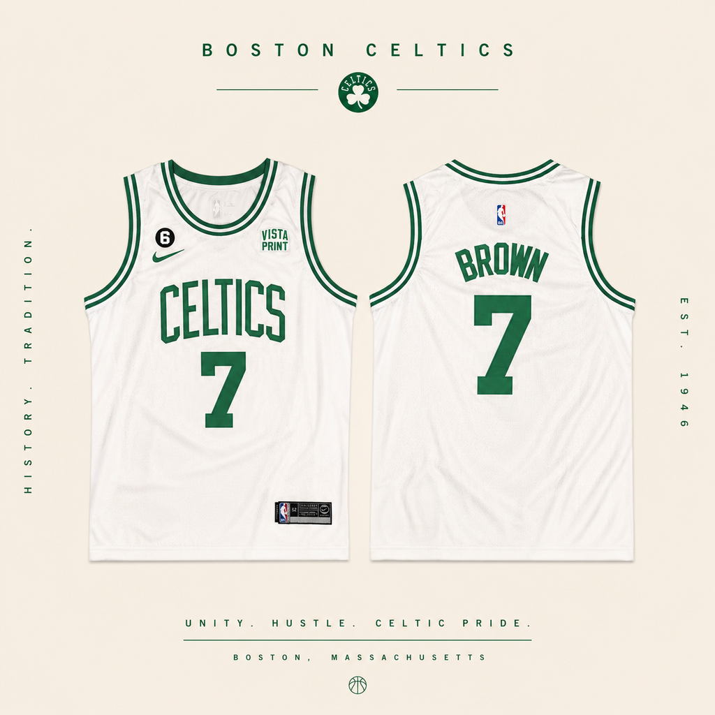 JERSEY NBA LOS BOSTON CELTICS