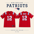 JERSEY NFL NEW ENGLAND PATRIOTS BRADY 12