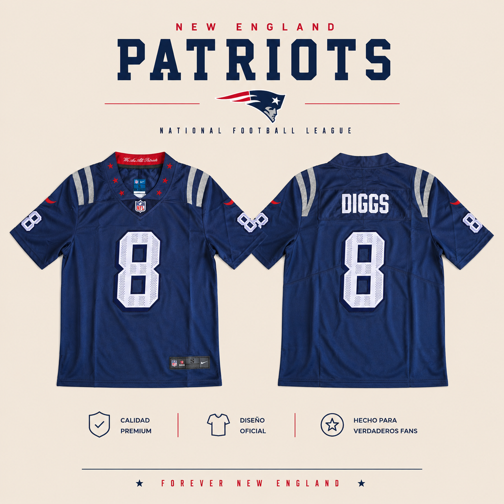 JERSEY NFL NEW ENGLAND PATRIOTS DIGGS 8