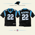 JERSEY NFL CAROLINA PANTHERS McCAFFREY 22