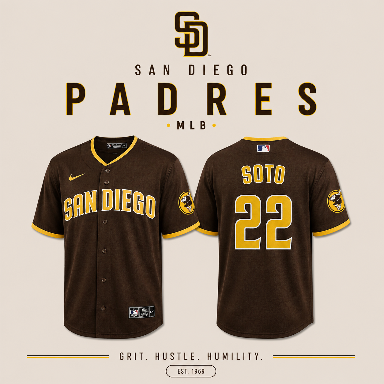 JERSEY MLB SAN DIEGO SOTO 22