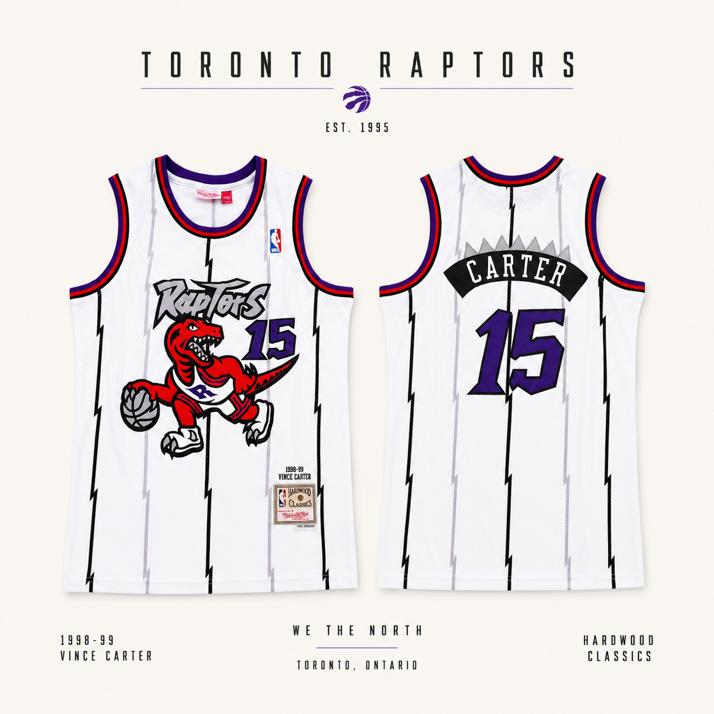 JERSEY NBA TORONTO RAPTORS CARTER 15
