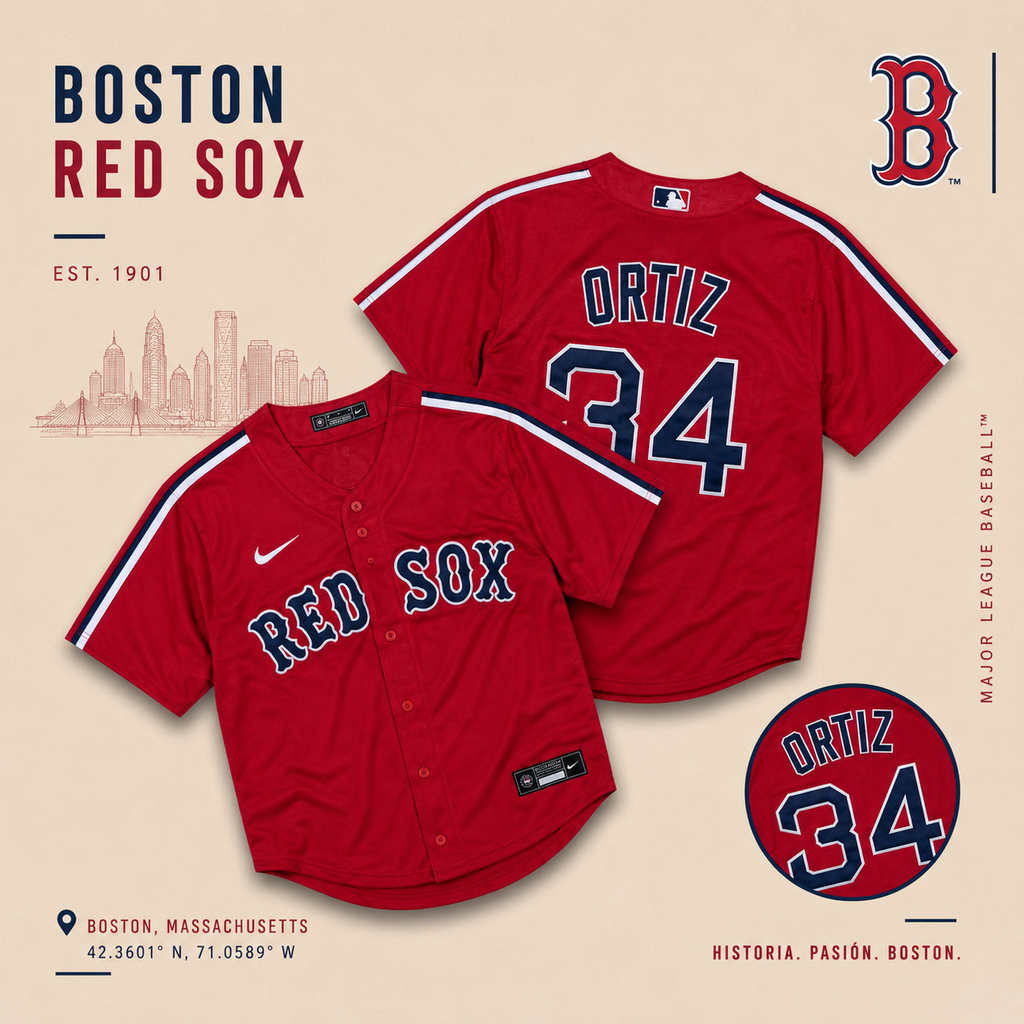 JERSEY MLB BOSTON RED SOX