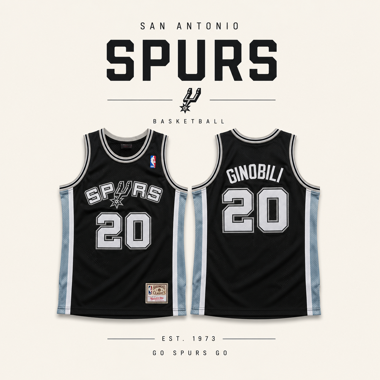 JERSEY NBA SAN ANTONIO SPURS
