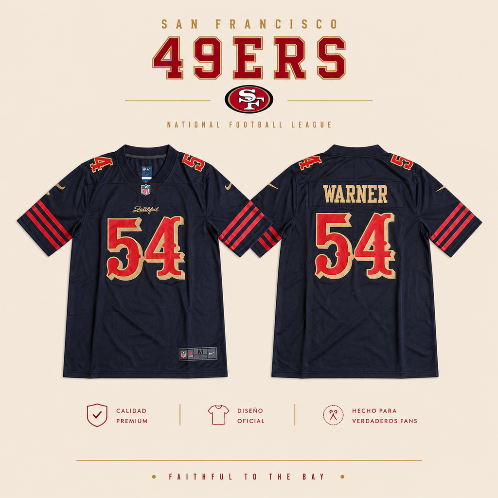 JERSEY NFL SAN FRANCISCO 49ERS WARNER 54