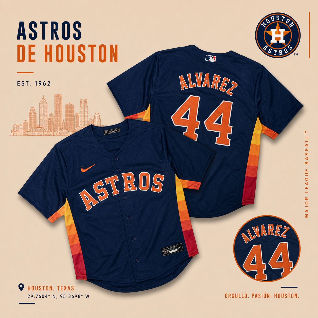 JERSEY MLB ASTROS DE HOUSTON