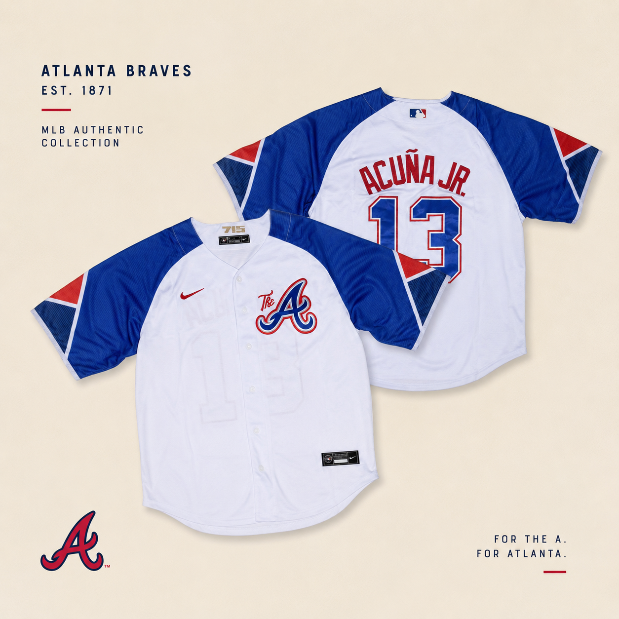 JERSEY MLB BRAVOS DE ATLANTA