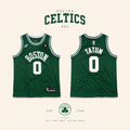 JERSEY NBA LOS BOSTON CELTICS
