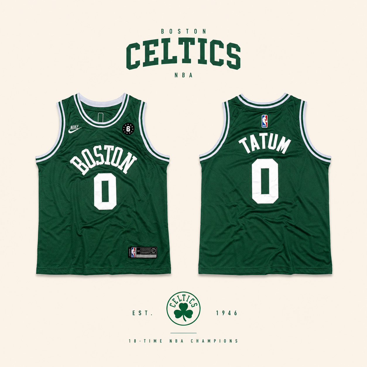 JERSEY NBA LOS BOSTON CELTICS