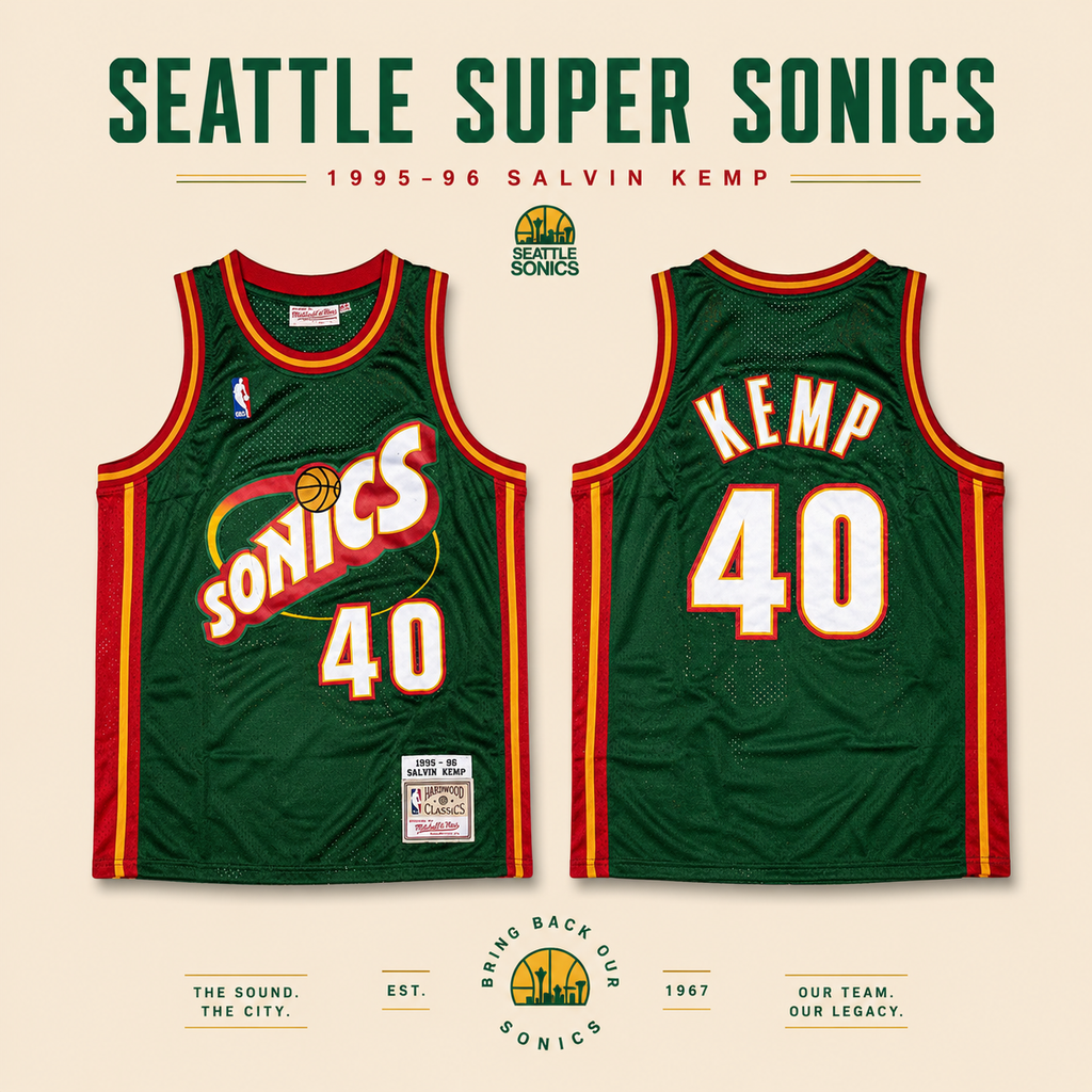 JERSEY NBA SEATTLE SUPER SONICS